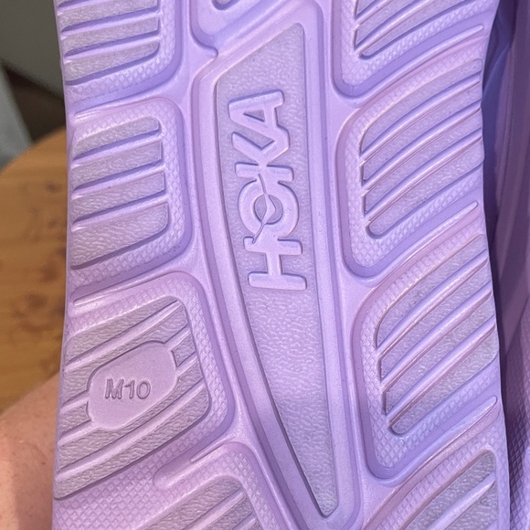 Hoka Men's Purple recovery slides men's size 10. - Picture 8 of 8